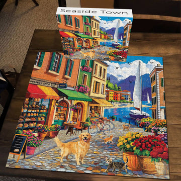 Puzzle cittadino da mare 1000 pezzi